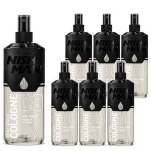 Nishman - 08 Sun Sense - Aftershave, Woda po goleniu 400ml PAKIET 6+1
