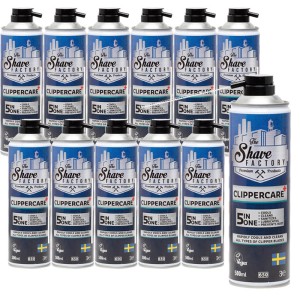 The Shave Factory - Clippercare Spray 5in1 - Spray do maszynek 5w1 PAKIET 10x 500ml