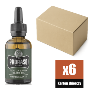 Proraso - Refreshing - Olejek do brody KARTON 6x30ml