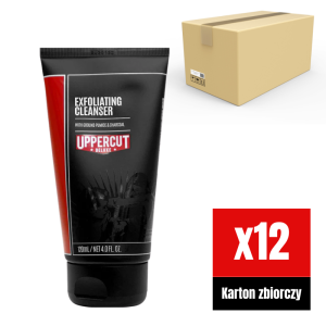 Uppercut Deluxe - Exfoliating Cleanser - Peelingujący środek do twarzy KARTON 12x120ml