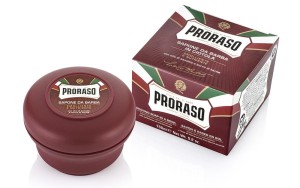 Proraso - Coarse Beards, linia Czerwona - Mydło do golenia do skóry suchej, z twardym zarostem 150ml