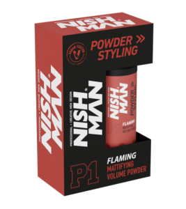 Nishman - P1 Flaming Powder  - Puder do stylizacji włosów zapach Mango 20g