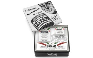 Proraso - Sensitive, linia Biała - Toccasana Vintage Selection, Zestaw do golenia, na prezent w metalowej puszce