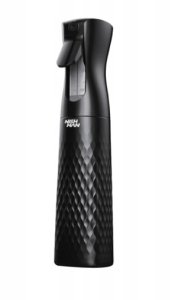 Nishman - Spray Bottle Black - Spray fryzjerski rozpylacz do wody, czarny 300ml