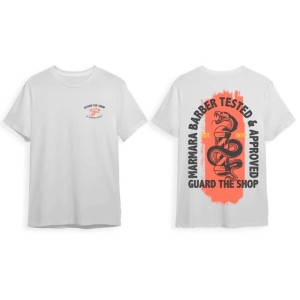 Marmara - Barber T-Shirts Guard White - Biała koszulka w rozmiarze L